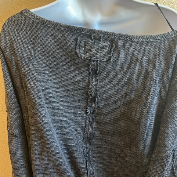 We The Free Ife Pullover Black Relaxed Fit Long Sleeves Womens Size Large - Picture 6 of 13